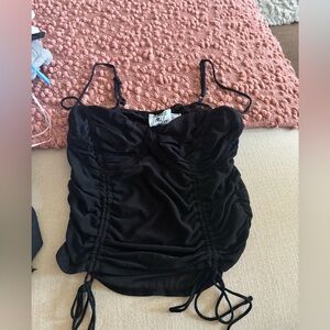 Sexy black going out top